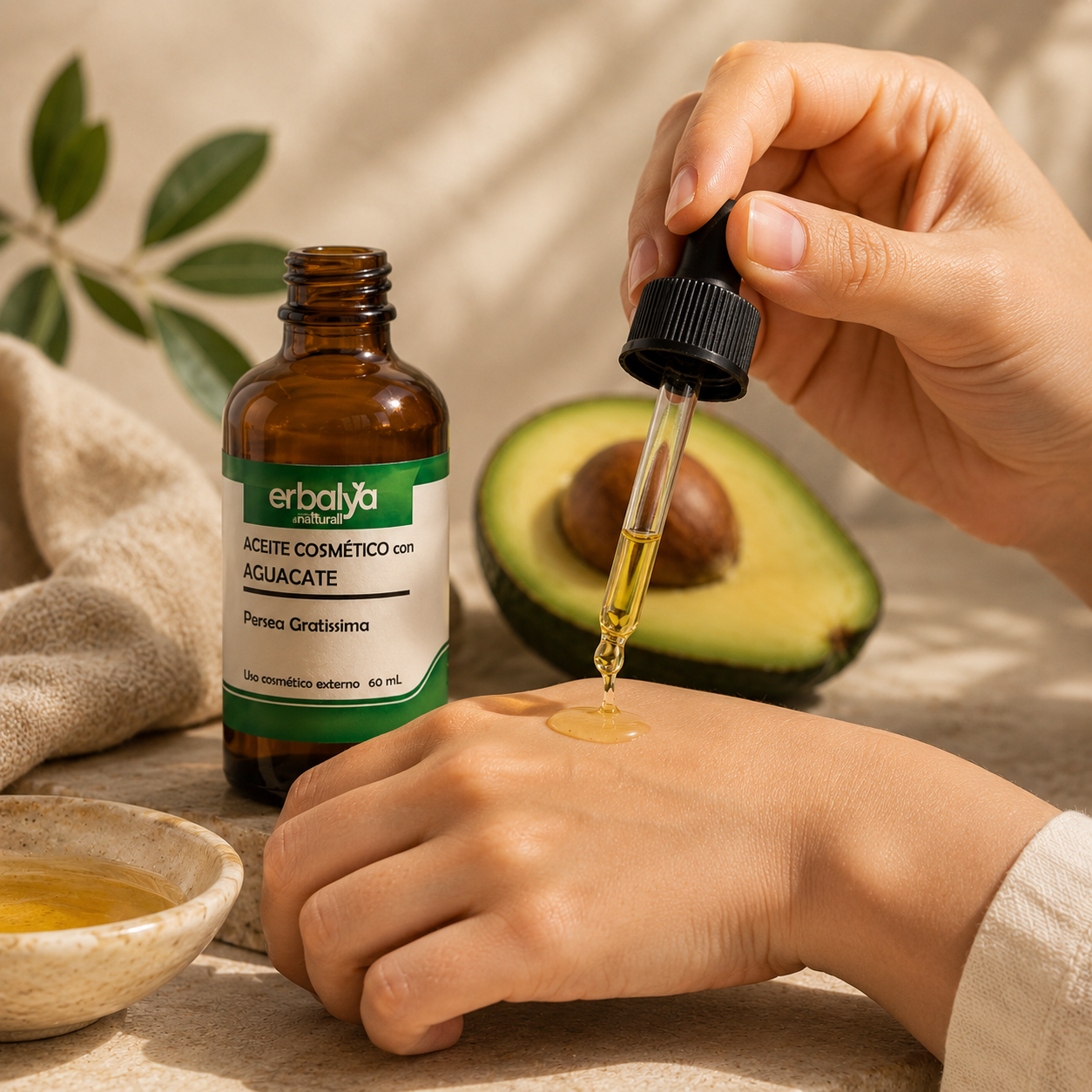 Aceite cosmético con Aguacate 60 mL - Imagen 4
