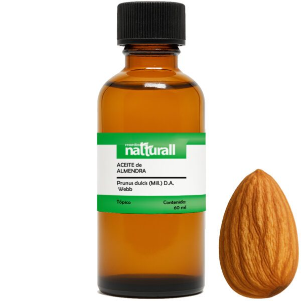 Aceite de almendras 60 ml embellece y limpia tu piel y cabello