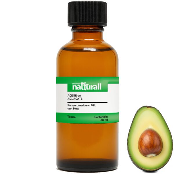 Aceite de aguacate 60 ml hidrata y nutre tu piel y cabello