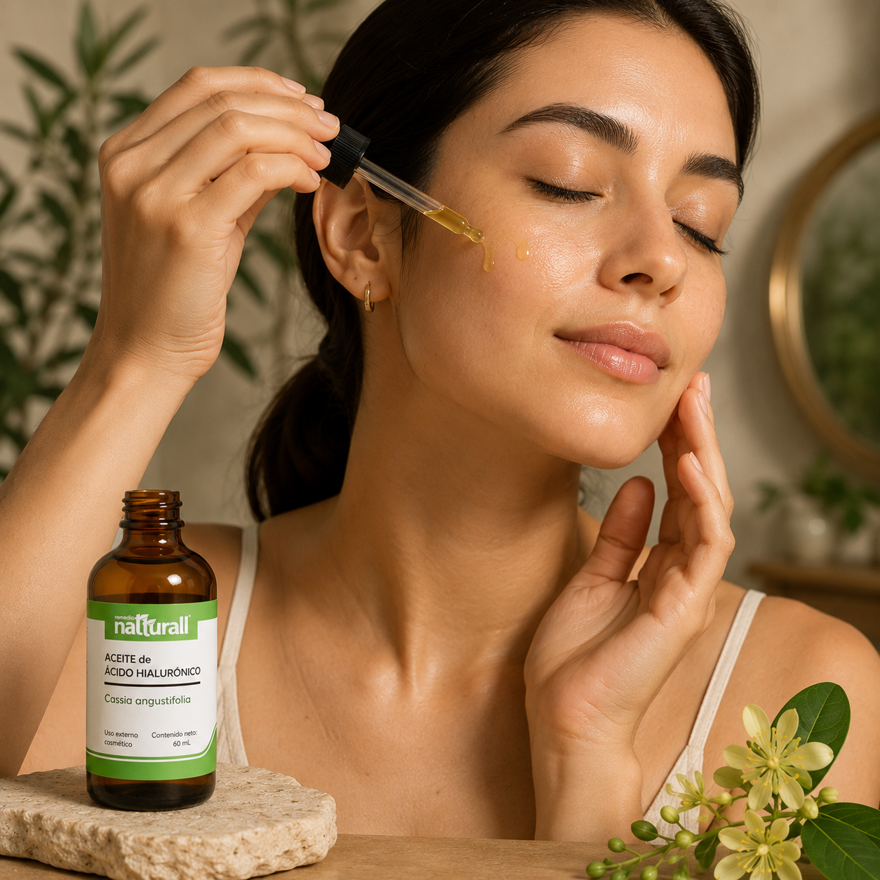 Aceite de ácido hialurónico de cassia angustifolia · 60 mL - Imagen 4