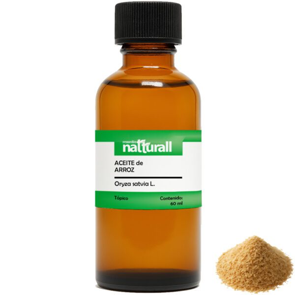 Aceite de arroz 60 ml hidrata y repara piel y cabello