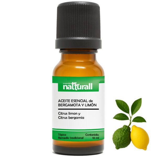 Aceite esencial activante de bergamota y limón 10 ml
