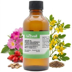 Aceite de ácido hialurónico y rosa rosqueta 60 ml - Hidratación profunda