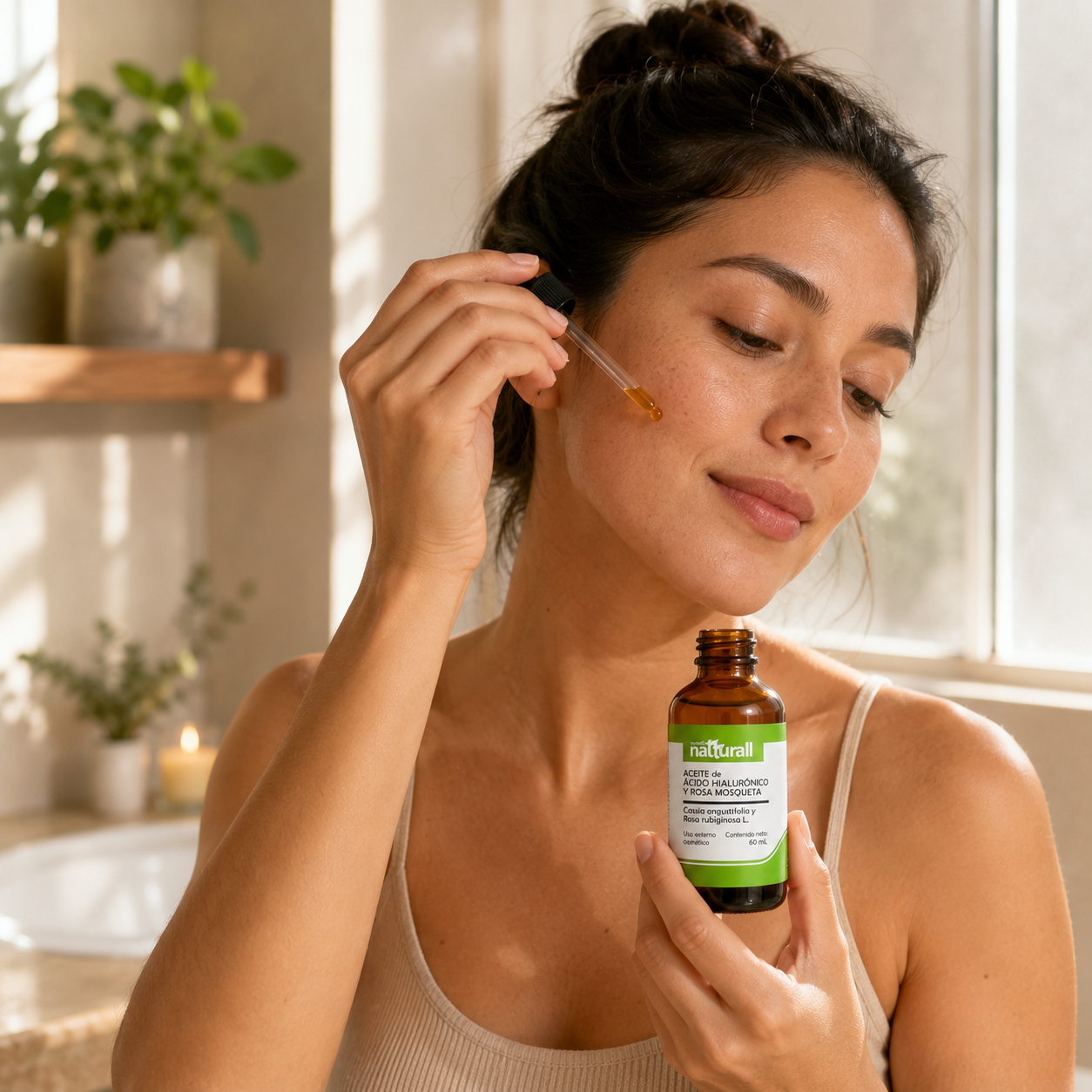 Aceite de ácido hialurónico de cassia angustifolia y rosa mosqueta 60 mL - Imagen 5