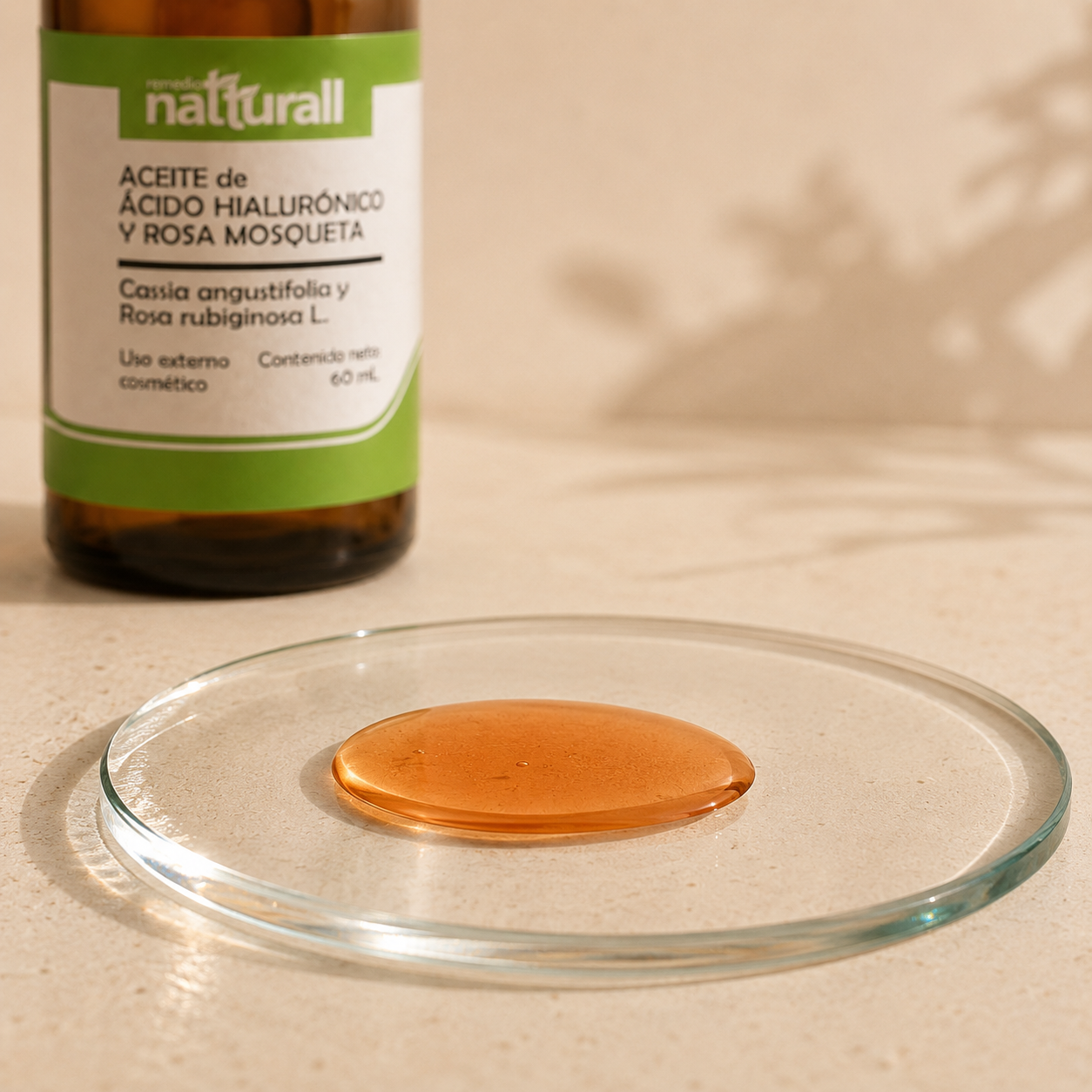 Aceite de ácido hialurónico de cassia angustifolia y rosa mosqueta 60 mL - Imagen 3